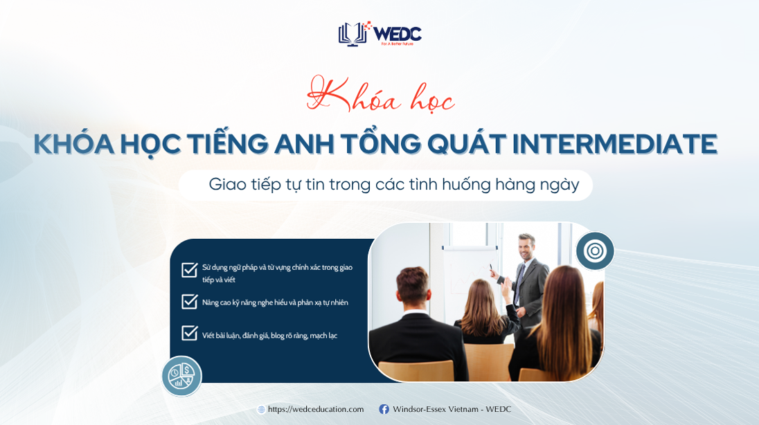 Khóa học Tiếng Anh Tổng quát Intermediate