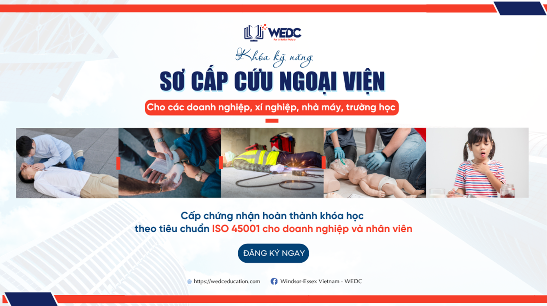 Khóa học Kỹ năng Sơ Cấp Cứu Ngoại Viện cho doanh nghiệp