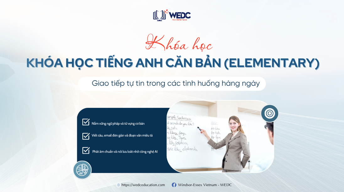 Khóa học Tiếng Anh Căn bản (Elementary)