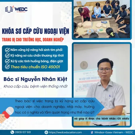 WEDC FIRST AID TRAINING: LIFE-SAVING SKILLS – A COMMITMENT TO THE COMMUNITY