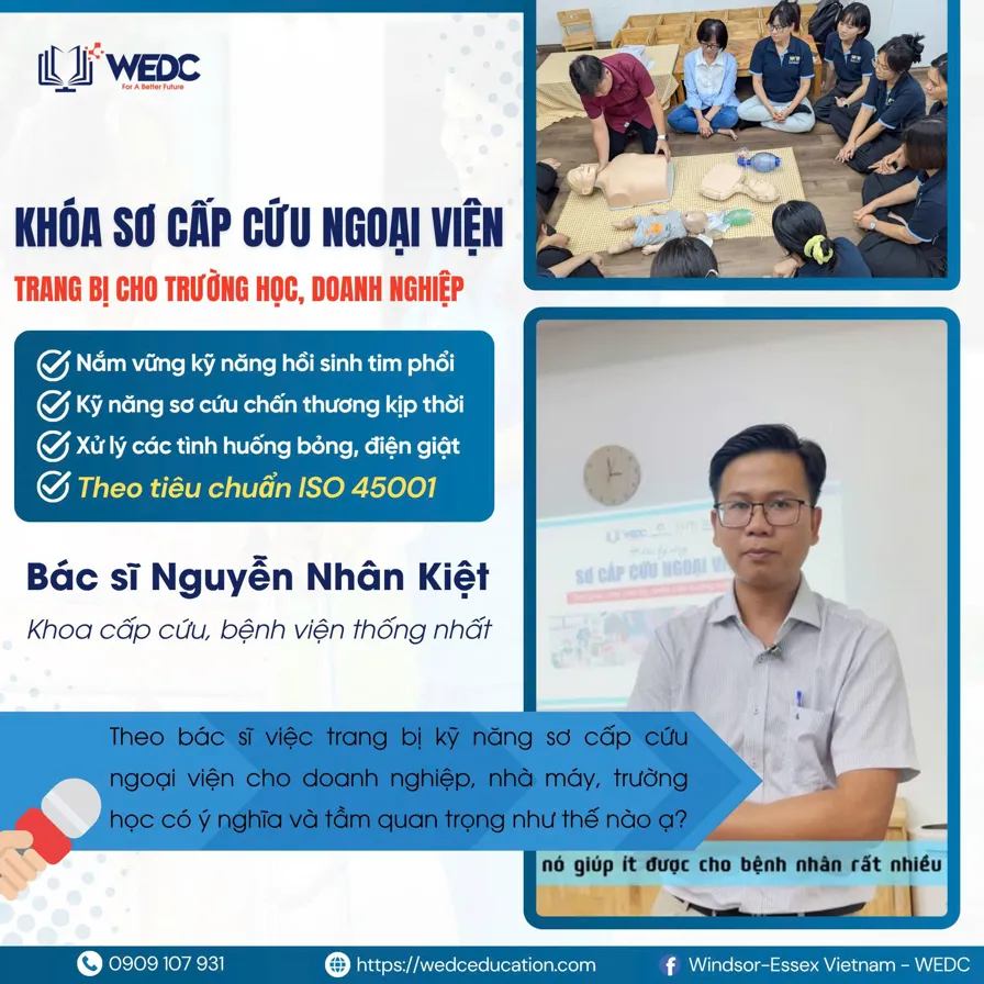 WEDC FIRST AID TRAINING: LIFE-SAVING SKILLS – A COMMITMENT TO THE COMMUNITY